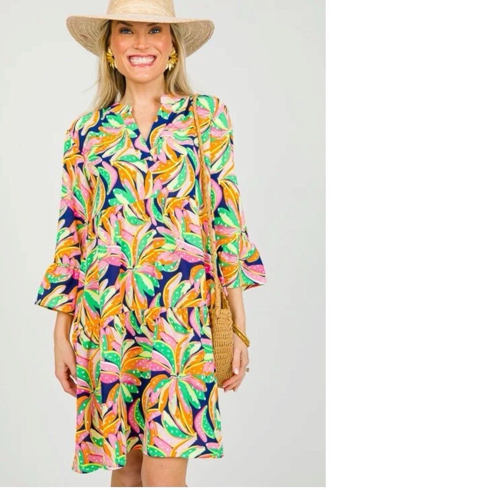 Michelle McDowell Sheath Dress Women S Morgan Tiered Dress Going Bananas New